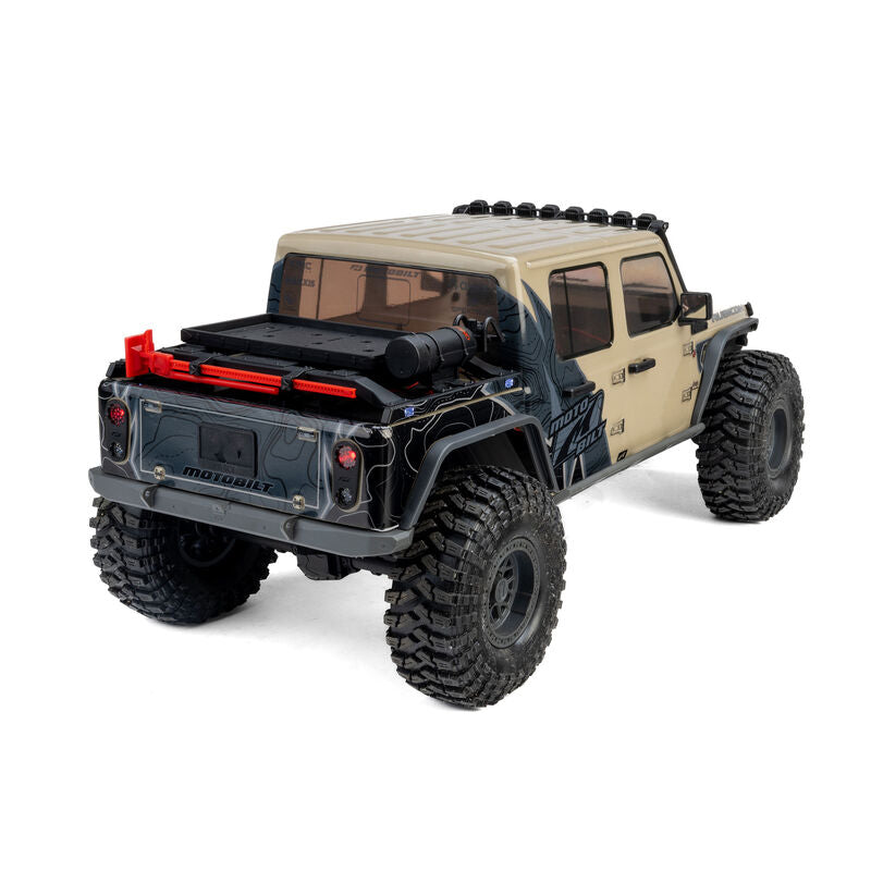 Axial 1/10 BROWN SCX10 III Motobilt Waypoint Jeep JT Gladiator 4X4 RTR Brushed Rock Crawler