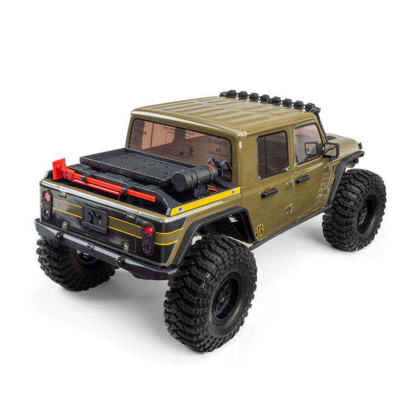Axial 1/10 GREEN SCX10 III Motobilt Waypoint Jeep JT Gladiator 4X4 RTR Brushed Rock Crawler