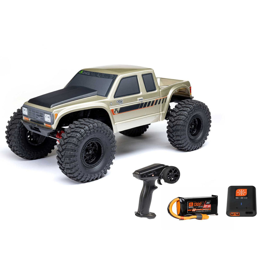 Axial 1/10 SCX10 III Coyote 4X4 RTR Brushed Rock Crawler (Battery & Charger Included), Gold