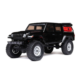 Axial 1/24 SCX24 Jeep JT Gladiator 4WD Rock Crawler Brushed RTR, Black