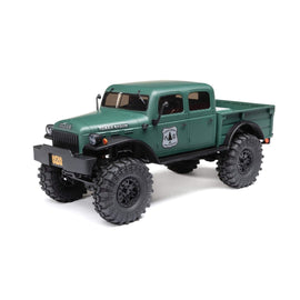 AXIAL 1/24 SCX24 DODGE POWER WAGON 4WD ROCK CRAWLER BRUSHED RTR, GREEN