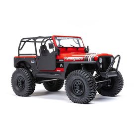 Axial 1/10 SCX10 III Jeep CJ-7 4WD Brushed RTR, Red