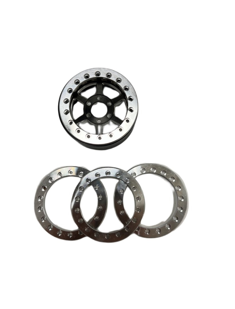 Vision RC - 1.9 Wheels w/ Rings and Hardware (4)