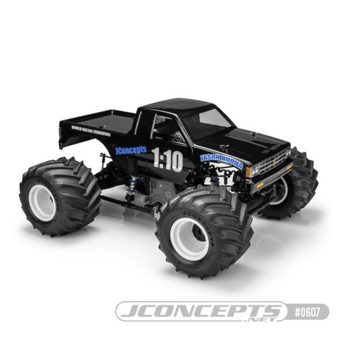 JConcepts CLEAR 1990 Chevy S10, Extended Cab MT Body, 13” WB: 1/10