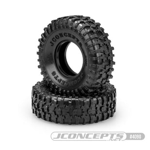 JConcepts 5.25" Tusk 2.2" All Terrain Rock Crawler Tires, Class 3, Green (2)