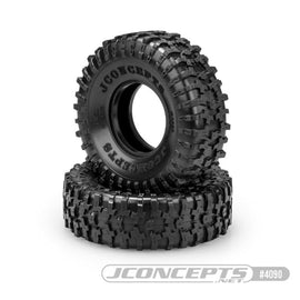 JConcepts 5.25" Tusk 2.2" All Terrain Rock Crawler Tires, Class 3, Green (2)