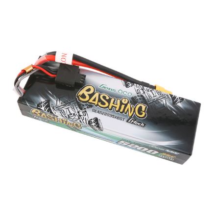 Gens Ace 2S G-Tech Smart "Bashing" LiPo Battery 35C (7.4V/5200mAh) w/XT-60
