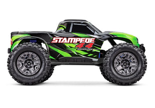 Traxxas Stampede 4x4 BL-2S Brushless 1/10 RTR Monster Truck w/BL-2S ESC, TQ 2.4GHz Radio, Green