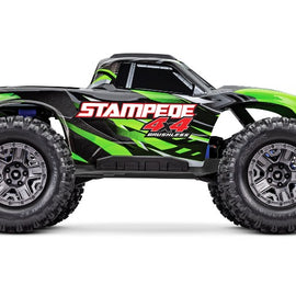 Traxxas Stampede 4x4 BL-2S Brushless 1/10 RTR Monster Truck w/BL-2S ESC, TQ 2.4GHz Radio, Green