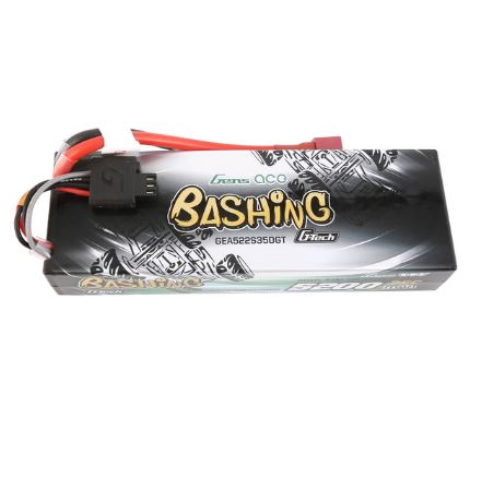 Gens Ace G-Tech Bashing Series 5200mAh 7.4V 2S1P 35C Car Lipo Battery Pack Hardcase 24# With Deans Plug