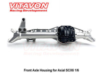 VITAVON CNC Alu #7075 Front Axle Housing for Axial SCX6 1/6