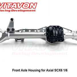 VITAVON CNC Alu #7075 Front Axle Housing for Axial SCX6 1/6