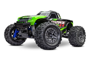 Traxxas Stampede 4x4 BL-2S Brushless 1/10 RTR Monster Truck w/BL-2S ESC, TQ 2.4GHz Radio, Green