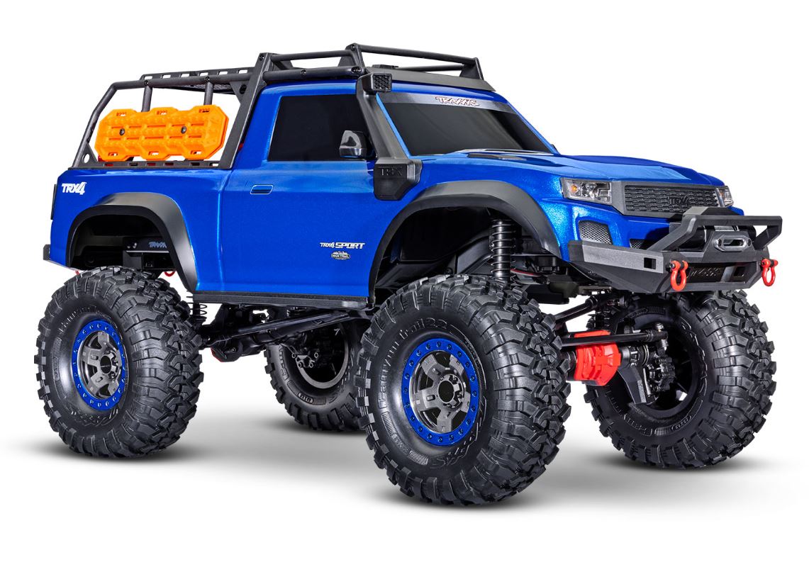 Traxxas TRX-4 Sport 4WD 4x4 High Trail Truck (Blue) – Key City Hobby