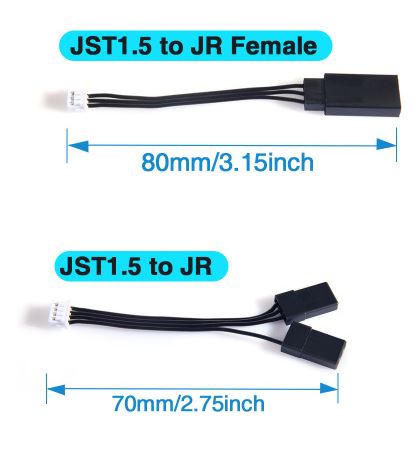 ROC Drift Servo Extension Connectors (2 pcs)