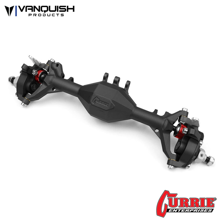 VANQUISH CURRIE PORTAL F9 SCX10-II FRONT AXLE BLACK ANODIZED