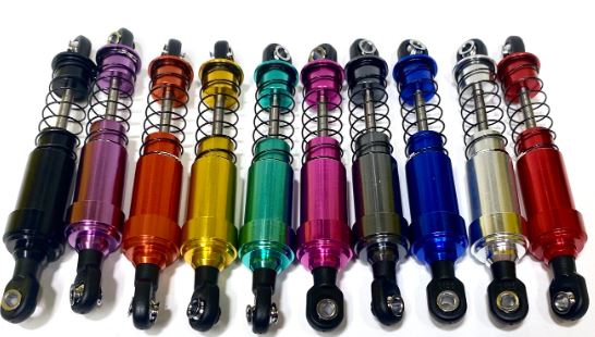 Dlux 80mm (Ultra Short) Shocks with Traxxas Rebuild Kits (4)