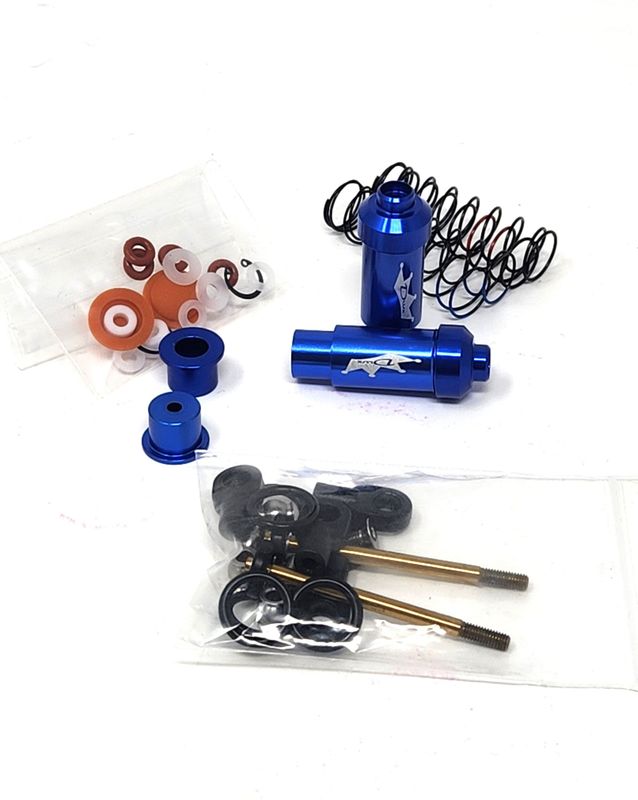 Dlux 80mm (Ultra Short) Shocks with Traxxas Rebuild Kits (4) – Key