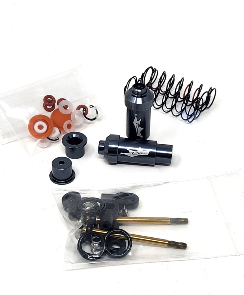 Dlux 80mm (Ultra Short) Shocks with Traxxas Rebuild Kits (4)