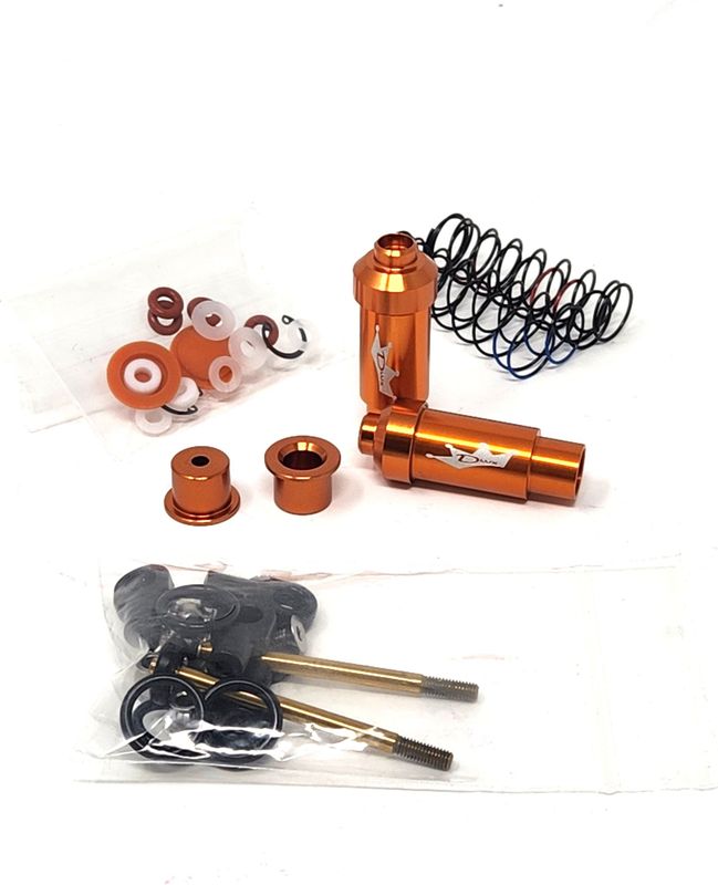 Dlux 80mm (Ultra Short) Shocks with Traxxas Rebuild Kits (4)