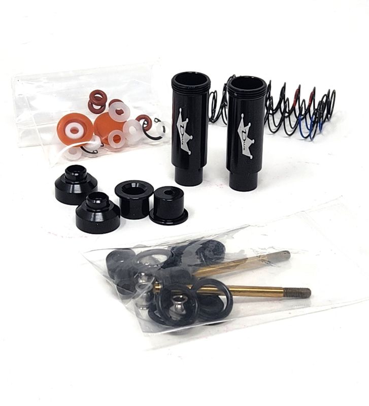 Dlux 92mm (Short) Shocks with Traxxas Rebuild Kits (4)