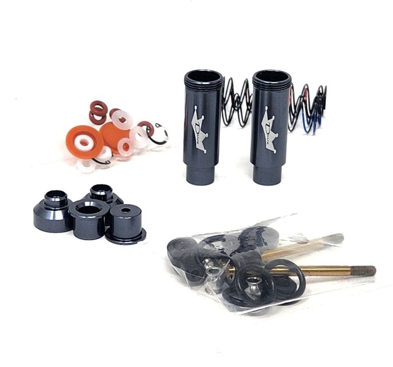 Dlux 92mm (Short) Shocks with Traxxas Rebuild Kits (4)