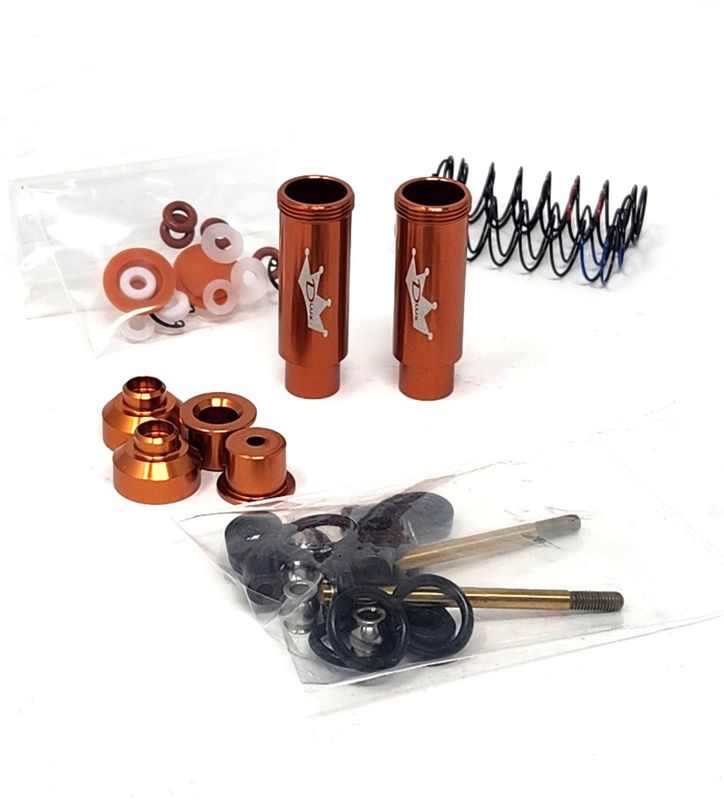 Dlux 92mm (Short) Shocks with Traxxas Rebuild Kits (4)