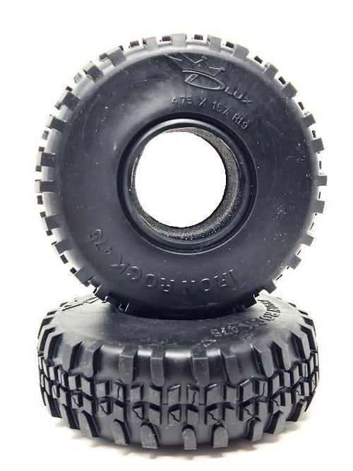 Dlux Iron Rock 475, Scale Class Tire for 1.9 Wheels (2)