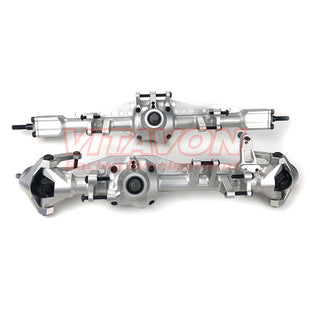 Vitavon SCX6 Jeep Wrangler/Trail Honcho 1/6 CNC Alu7075 Front & Rear Axle Kit W/ Internals