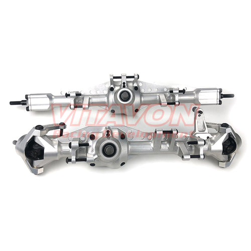 Vitavon SCX6 Jeep Wrangler/Trail Honcho 1/6 CNC Alu7075 Front & Rear Axle Kit W/ Internals