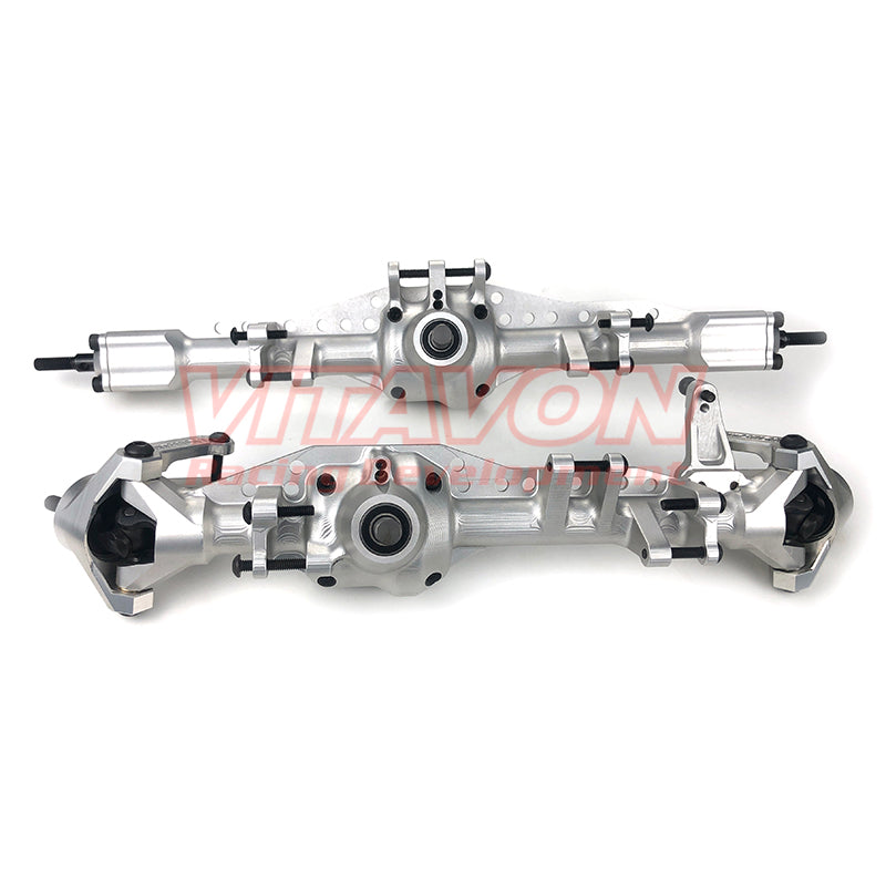 Vitavon SCX6 Jeep Wrangler/Trail Honcho 1/6 CNC Alu7075 Front & Rear Axle Kit W/ Internals
