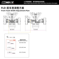 BM Hobby 1/24 1/28 FLD Adjustable Suspension Set BM RACING