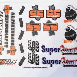 SuperShafty Bomb Sticker Sheet