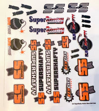 SuperShafty Bomb Sticker Sheet