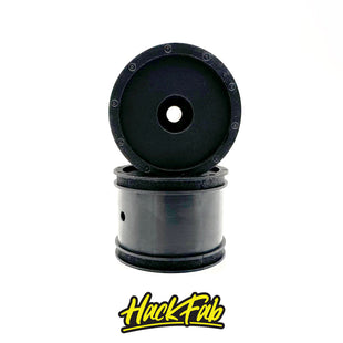 HackFab Mini-T/B Rear Slipstream Mini Wheel (Black) (2)