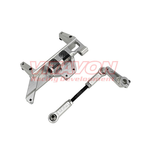 Vitavon SCX6 CNC Aluminum 7075 Custom 4 Links Built Front Servo Mount for Vitavon Front Axle Housing