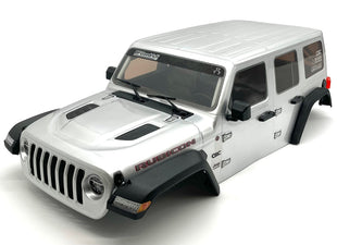 *NEW NO RETAIL PACKAGING*  Axial SCX6 Jeep Wrangler Body, w/Interior, Roll Cage, Exterior Details, Lights (Silver)