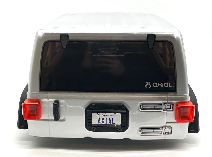 *NEW NO RETAIL PACKAGING*  Axial SCX6 Jeep Wrangler Body, w/Interior, Roll Cage, Exterior Details, Lights (Silver)