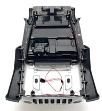 *NEW NO RETAIL PACKAGING*  Axial SCX6 Jeep Wrangler Body, w/Interior, Roll Cage, Exterior Details, Lights (Silver)