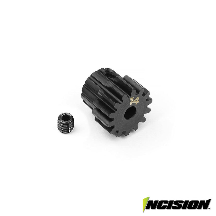 Incision Hardened Steel 32P Pinion Gear (3.17mm Bore) (14T)