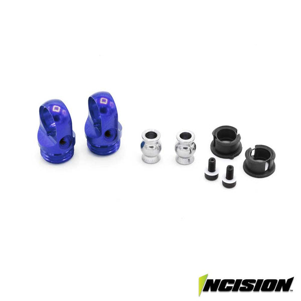 Incision S8E Machined Aluminum Shock Cap - Blue