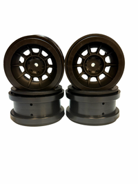 JConcepts 2.9" Hazard Plastic Beadlock Wheels for SCX6 (4)
