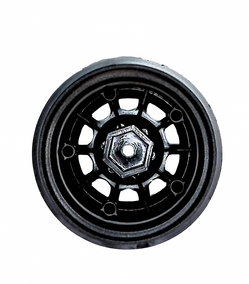 JConcepts 2.9" Hazard Plastic Beadlock Wheels for SCX6 (4)