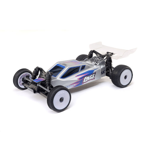 Losi 1/24 Micro-B 2S 2WD RTR Race Buggy (Battery & Charger Included), Silver