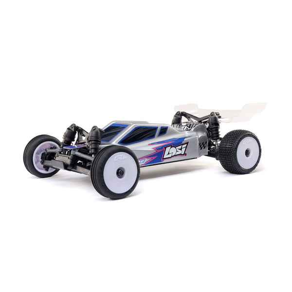 Losi 1/24 Micro-B 2S 2WD RTR Race Buggy (Battery & Charger Included), Silver
