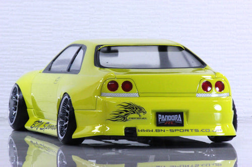 Pandora RC 1/10 BN Sports ECR33 2-Door Drift Body Set (Clear) (257-260mm)