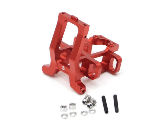 Powerhobby Aluminum Integrated Front Bulkhead Mount MST RMX 2.5, RED