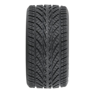Proline 1/12 Goodyear Eagle Rain Tire F/R MTD Gray Wheels (4): Losi NASCAR