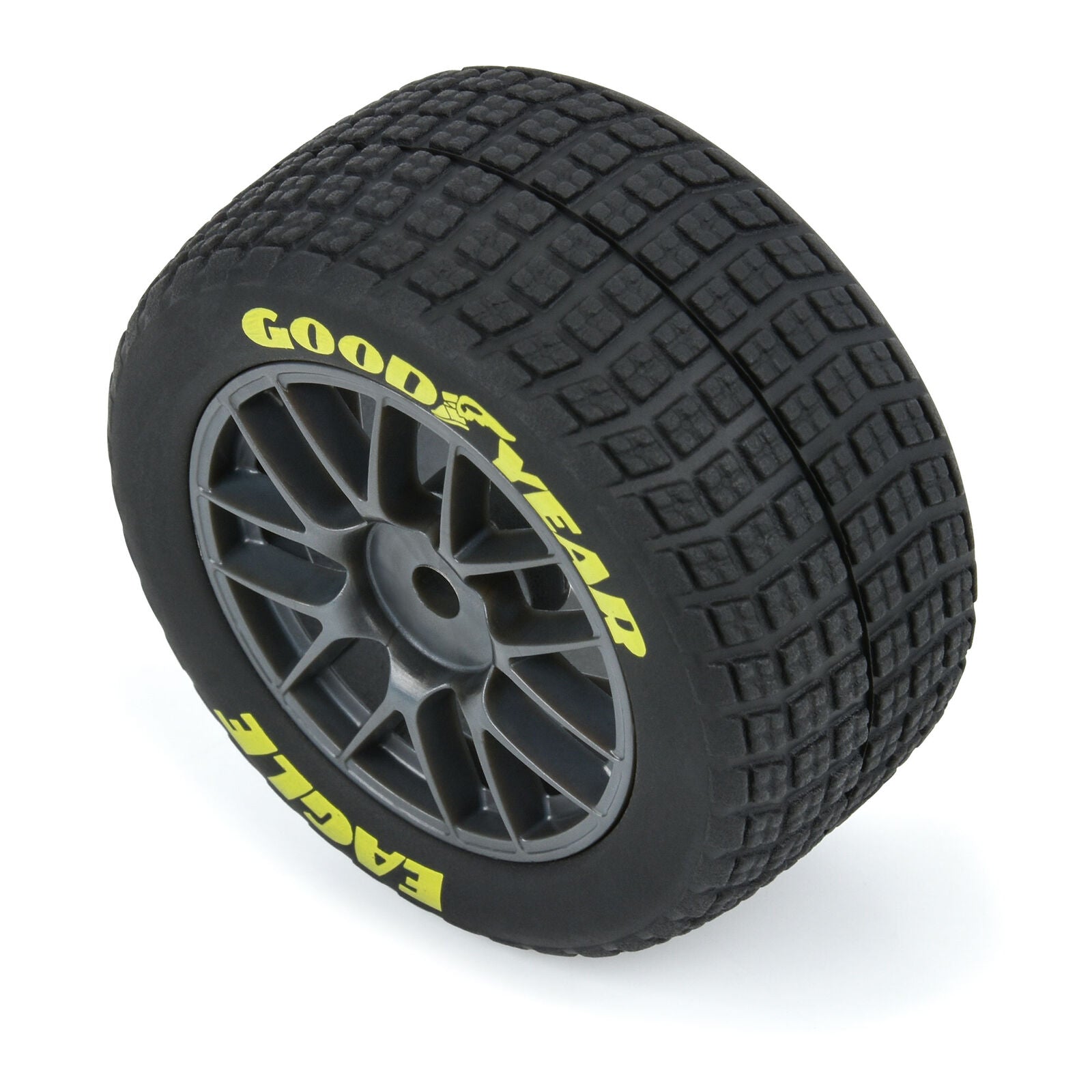 Proline 1/12 Goodyear Eagle Dirt Tire F/R MTD Gray Wheels (4