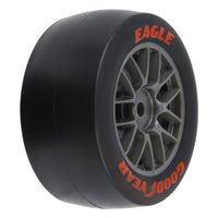 Proline 1/12 Goodyear Eagle Option Tire F/R MTD Gray Wheels (4): NASCAR (CURRENTLY only available for in store sales for our local track drivers)